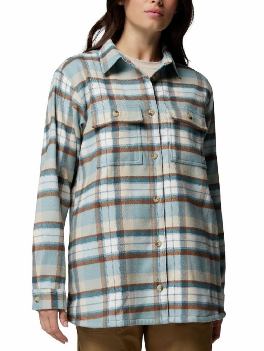 Columbia Heavy Weight Blue Point Creek Shirt Jacket L NWT $50